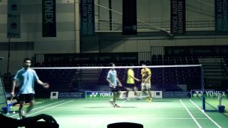 LCW 3 v 1 training with Chong wei feng and 2 others at Sydney Exhibition centre [upl. by Ynar]