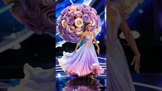 The Woman Performs a Fusion with a Giant Mix Rose on AGT agt americagottalent magic [upl. by Ecnatsnok]