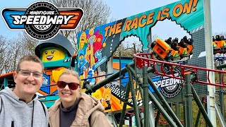 Minifigure Speedway Is OPEN First Ride amp Review  LEGOLAND Windsor NEW Coasters [upl. by Woodall]