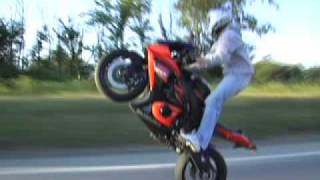 Suzuki GSXR Gixxer 1000  stand up wheelie on highway [upl. by Dnalsor743]