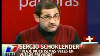 Sergio Schoklender volvió a hablar por TV y a falsear la realidad [upl. by Fatimah]