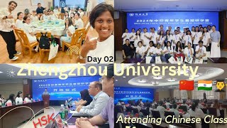 Day 2 of living in China for 2 weeks 🇮🇳✈️🇨🇳  Attending Class Zhengzhou university China 🇨🇳 [upl. by Cheslie]