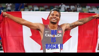 Andre Degrasse WINS the Diamond League 200m Finals Noah Lyles with the commentary [upl. by Evoy10]