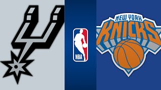 San Antonio Spurs v New York Knicks  MyLeague Season 2  23124  NBA 2K23 [upl. by Sirtemed]