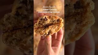 How to Make Levain Caramel Coconut Chocolate Chip Cookies levain cookies recipe food dessert [upl. by Lorine]