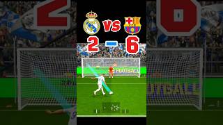 Real Madrid VS Barcelona Penalty Shootout Challenges🤯💥efootball football foryou fifa cr7 bd [upl. by Modie]