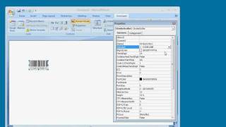 Insert Barcode into Word 2007  StrokeScribe barcode generator [upl. by Eirol]
