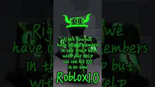 I got a new Group Roblox [upl. by Idnaj114]