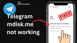 Telegram mdiskme not working  Telegram mdisk link not opening [upl. by Aelhsa]