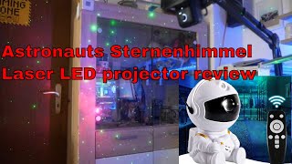 Astronauten Sternenhimme Laser LED Projektor review [upl. by Yemarej]