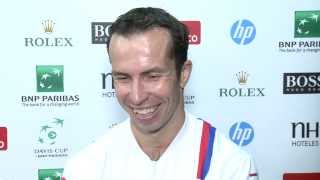 Radek Stepanek  Hyundai Hopman Cup 2014 [upl. by Iahk]