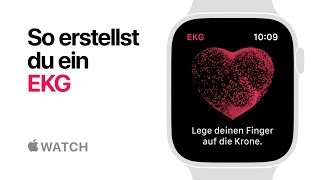 Apple Watch Series 4 – So erstellst du ein EKG – Apple [upl. by Ubana]