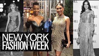 Frederika Cull at New York Fashion Week 2019 with Miss Universe Sister [upl. by Eidur747]