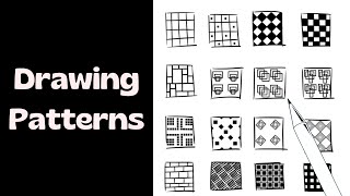 16 Easy Geometric Patterns To Draw [upl. by Towbin583]