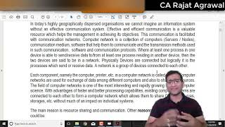 DISA  Network Basics  CA Rajat Agrawal  PROkhatacom [upl. by Dardani169]