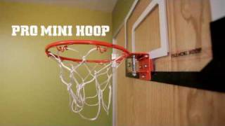 Pro Mini Hoop Indoor Basketball Hoop by SKLZ [upl. by Renrut]