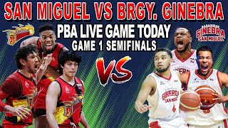 BRGY GINEBRA vs SAN MIGUEL BEERMEN Game 1 Semifinals  PBA Live Full Game Today  2k24 [upl. by Brodsky]