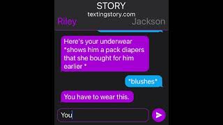 ABDLTBDL texting story  diaper story [upl. by Pompea]