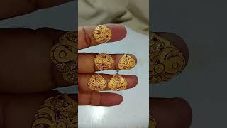 100 latest gold designing ladies finger ring youtubeshorts viralvideo viralshorts trending [upl. by Edie165]