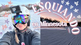 VLOG aprendiendo a ESQUIAR 🎿⛷ [upl. by Eenal]