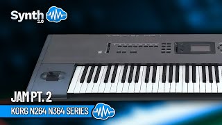 Korg N264 N364 Series  JAM PT 2 [upl. by Annaynek]