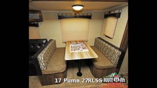 2017 Palomino Palomino 27RLSS Travel Trailer Rear Living Room in Claremore OK [upl. by Fiske]