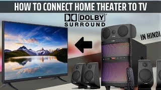 How to Connect 51 Home Theater to TV  51 Speaker Connection to TV [upl. by Reagen818]