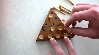 Solving the Cracker Barrel Pegboard Puzzle with a Baseball Analogy [upl. by Sewellyn]