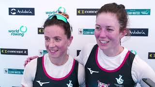 2024 World Rowing Cup I  reactions from Sunday winners in Varese [upl. by Payne]