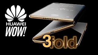 Huaweis Triple Foldable Phone  OFFICIAL FIRST LOOK [upl. by Carolan]