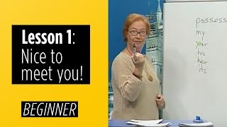 Beginner Levels  Lesson 1 Nice To Meet You [upl. by Ainesey]