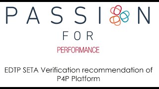 ETDP SETA Verification using P4P [upl. by Best]