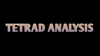 tetrad analysis ordered tetrad and unordered tetrad lecture2 [upl. by Ayocal]