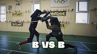 B vs B  A Longsword Sparring Highlight [upl. by Hallimaj]