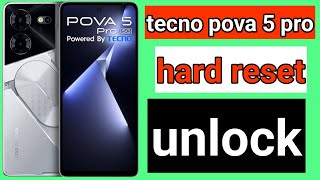 tecno pova 5 pro hard reset  remove pattern pin password without pc [upl. by Nomolos]