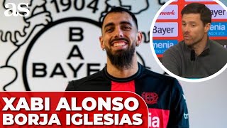 XABI ALONSO sobre el fichaje de BORJA IGLESIAS quotNuestra idea es que tenga un IMPACTO DIRECTOquot [upl. by Ayotac]