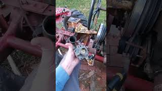 1968 Briggs amp Stratton 12HP Carburetor Repair Soldering a Cracked Brass Float briggsandstratton [upl. by Malinowski901]