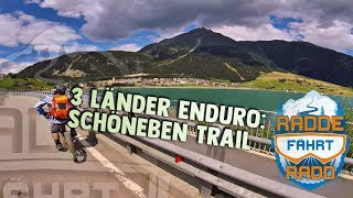 SCHOENEBEN TRAIL  3 Länder Enduro Trails  Reschenpass full run subtitled [upl. by Gurolinick537]