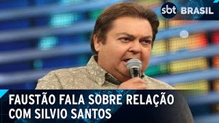 Faustão relembra histórias com Silvio Santos  SBT Brasil 230824 [upl. by Arimat]