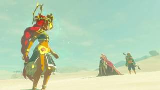 The Legend of Zelda Breath of the Wild  Pelea Bestia Divina Vah Naboris [upl. by Harts]