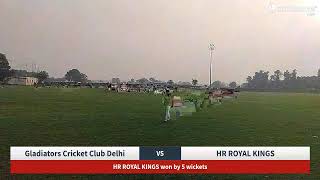 Live Cricket Match  Gladiators Cricket Club Delhi vs HR ROYAL KINGS  10Nov24 1224 PM 20  Ruhaa [upl. by Jemmie]