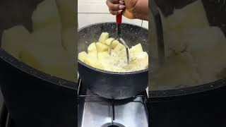 How to make Pounded Yam without Mortar Food Processor or Blender shortsafrica pullupyoshorts [upl. by Yelwah]