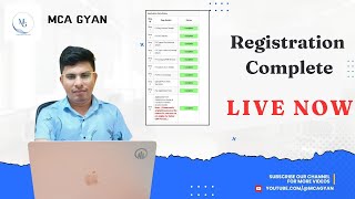 Mah Mca cet 2024 II Registration Process ocess Completed [upl. by Reyotal]