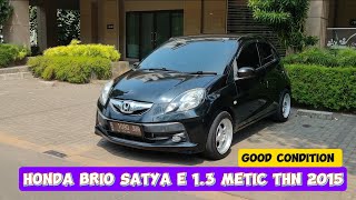 HONDA BRIO SATYA E 13 METIC THN 2015 085779341402 [upl. by Noivaz]