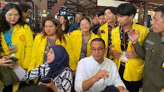 🔴ANIES DI KANTIN FISIP UI MAKAN BARENG MAHASISWA HEBOH❗❗ [upl. by Nawram]