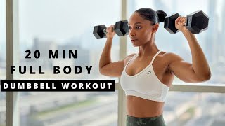 Highly Effective Full Body Dumbbell Workout 🔥 [upl. by Gaile523]