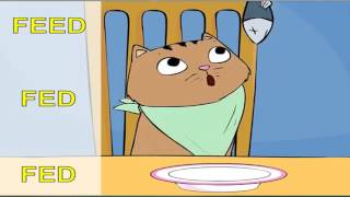 Irregular verbs song Max the Cat Part 1 [upl. by Nnylylloh]