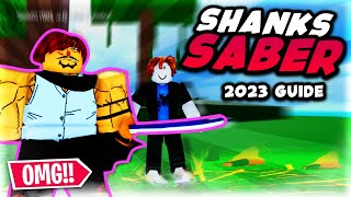 How To Get SHANKS SABER in Roblox BLOX FRUITS 2023 FULL GUIDE [upl. by Warram505]