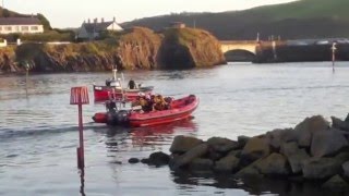 Aberystwyth Lifeboat Launch [upl. by Ariaj]