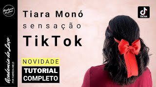 Tiara Tik Tok Diadema Tik Tok ou Tiara Monó 🎀 tendência [upl. by Salomone]